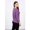 Svetr s ažurovým zdobením (Velikost UNI, Barva Fialová)