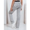 Dámské džíny wide leg Dstreet UY2765 (Velikost 34, Barva Šedá - tmavě)