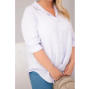 Dámská košile Plus Size 65622 (Velikost UNI, Barva Zelená)