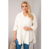 Dámská košile Plus Size 65622 (Velikost UNI, Barva Zelená)