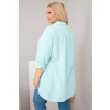 Dámská košile Plus Size 65622 (Velikost UNI, Barva Zelená)