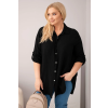 Dámská košile Plus Size 65622 (Velikost UNI, Barva Zelená)