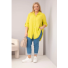 Dámská košile Plus Size 65622 (Velikost UNI, Barva Zelená)