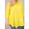 Dámská košile Plus Size 65622 (Velikost UNI, Barva Zelená)