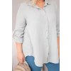 Dámská košile Plus Size 65622 (Velikost UNI, Barva Zelená)