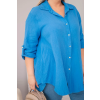 Dámská košile Plus Size 65622 (Velikost UNI, Barva Zelená)