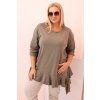 Dámské tričko Plus Size ART25196 (Velikost UNI, Barva Černá)