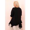 Dámské tričko Plus Size ART25196 (Velikost UNI, Barva Černá)