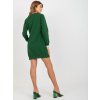 Mikinové šaty RV-TU-8379.46 RELEVANCE (Barva Zelená - tmavě, Velikost UNI)
