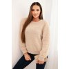 Svetr dámský z měkkého mohairu (Velikost UNI, Barva Béžová)