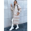 Dámská zimní bunda COZYSEASON Barva tmavě béžová DSTREET TY3759 (Velikost S, Barva Béžová)