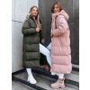 Dámská zimní bunda COZYSEASON Barva tmavě béžová DSTREET TY3759 (Velikost S, Barva Béžová)