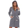 Dámský župan na zip Doctor Nap SMZ.4508 (Velikost S, Barva Modrá - tmavě)