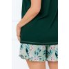 Dámské pyžamo Italian Fashion Florisa kr.r. kr.sp. (Velikost S, Barva Zelená)