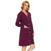 Dámský župan Doctor Nap SMZ.7319 Plus size (Velikost L, Barva Bordó)