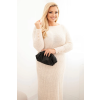 Dámské šaty PLUS1 Plus Size (Velikost UNI, Barva Šedá)