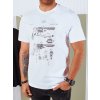 Pánské tričko Dstreet RX5429 (Velikost M, Barva Bílá)