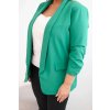 Dámská sako Plus Size bez zapínání (Velikost XL/XXL, Barva Fialová)