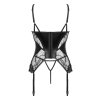 Korzet Beauty Night Leonela corset BN6738 (Velikost L/XL, Barva Černá)