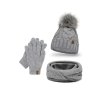 Komplet Vivisence 7014 Kmpl+R čepice, šála, rukavice (Velikost UNI, Barva Béžová)