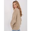 Dámský svetr CH-SW-72981.05P Factory Price (Barva Béžová - světle, Velikost UNI)