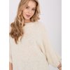 Dámský svetr CH-SW-72996.26 Factory Price (Barva Béžová - světle, Velikost UNI)