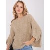 Dámský svetr CH-SW-72996.26 Factory Price (Barva Béžová - světle, Velikost UNI)