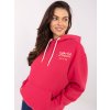 Mikina -D10608BC02654E (Barva Růžová - tmavě, Velikost M)