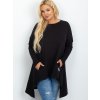 Dámská tunika Plus Size RV-TU-5042.09X RELEVANCE (Barva Šedá - tmavě, Velikost XL/2XL)