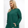 Dámská tunika Plus Size RV-TU-5042.09X RELEVANCE (Barva Šedá - tmavě, Velikost XL/2XL)