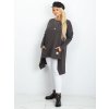Dámská tunika Plus Size RV-TU-5042.09X RELEVANCE (Barva Šedá - tmavě, Velikost XL/2XL)