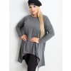 Dámská tunika Plus Size RV-TU-5042.09X RELEVANCE (Barva Šedá - tmavě, Velikost XL/2XL)