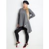 Dámská tunika Plus Size RV-TU-5042.09X RELEVANCE (Barva Šedá - tmavě, Velikost XL/2XL)