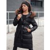 Dámská zimní bunda s kapucí  STYLEBELLA Dstreet TY4608 (Velikost S, Barva Černá)