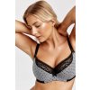 Podprsenka Azal Gracja - polovyztužená (Velikost 75D, Barva Šedá)