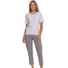 Dámské pyžamo Moraj PDD4600-020 (Velikost 2XL, Barva Šedá)