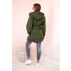 Zateplená bunda Dotty s vázáním v pase (Velikost UNI, Barva Zelená - tmavě)