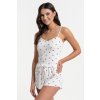 Dámské pyžamo Moraj PDD3100-002 (Velikost XL, Barva Bílá)