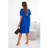 Šaty s kapsami a přívěskem námořnická modř (Velikost UNI, Barva Modrá - tmavě)