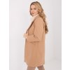 Dámský kabát IT-PL-20238.23 MODA ITALY (Barva Béžová, Velikost UNI)