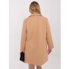 Dámský kabát IT-PL-20238.23 MODA ITALY (Barva Béžová, Velikost UNI)