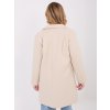 Dámský kabát IT-PL-20238.23 MODA ITALY (Barva Béžová, Velikost UNI)