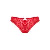 Kalhotky Obsessive Chilisa panties (Velikost M/L, Barva Červená)