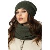 Komplet čepice, šála, rukavice Vivisence 7087Kmpl (Velikost UNI, Barva Zelená)