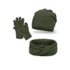 Komplet čepice, šála, rukavice Vivisence 7087Kmpl (Velikost UNI, Barva Zelená)