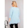Dámská halenka Plus Size 68136 (Velikost UNI, Barva Modrá)