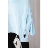 Dámská halenka Plus Size 68136 (Velikost UNI, Barva Modrá)