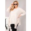 Dámská halenka Plus Size 68136 (Velikost UNI, Barva Modrá)