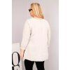 Dámská halenka Plus Size 68136 (Velikost UNI, Barva Modrá)