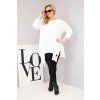 Dámská halenka Plus Size 68136 (Velikost UNI, Barva Modrá)